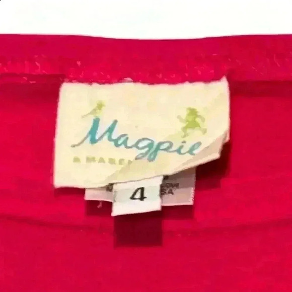 Magpie Girls' Pink Floral Long Sleeve Knee Length Dress -Size 4 - Picture 5 of 8